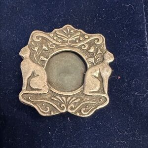 Cat frame Sterling Brooch 🐈‍⬛